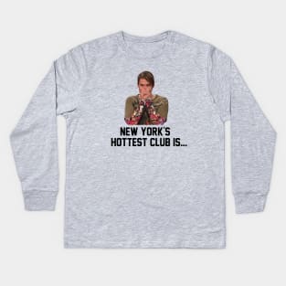 New York's Hottest Club is.... Kids Long Sleeve T-Shirt
